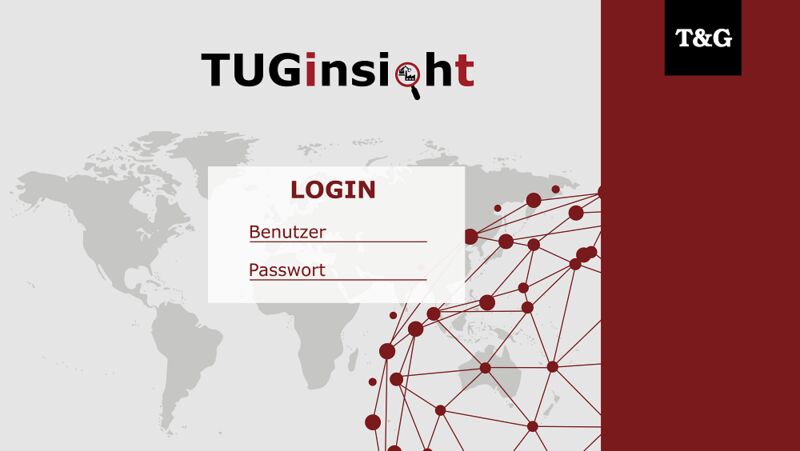 TUGinsight Loginscreen
